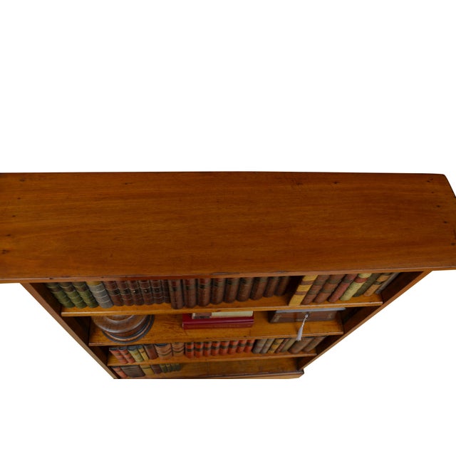 Early 20th Century Mahogany Open Bookcase, 1920s For Sale - Image 6 of 16