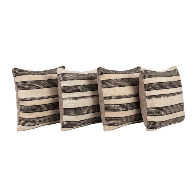 This beautiful 22'' x 23'' & 24'' x 24'' pillow cover set was made from authentic Turkish Kilim pieces. Bright colors of...