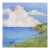Miniature Pacific Coast 4x4 Landscape O/C Painting For Sale