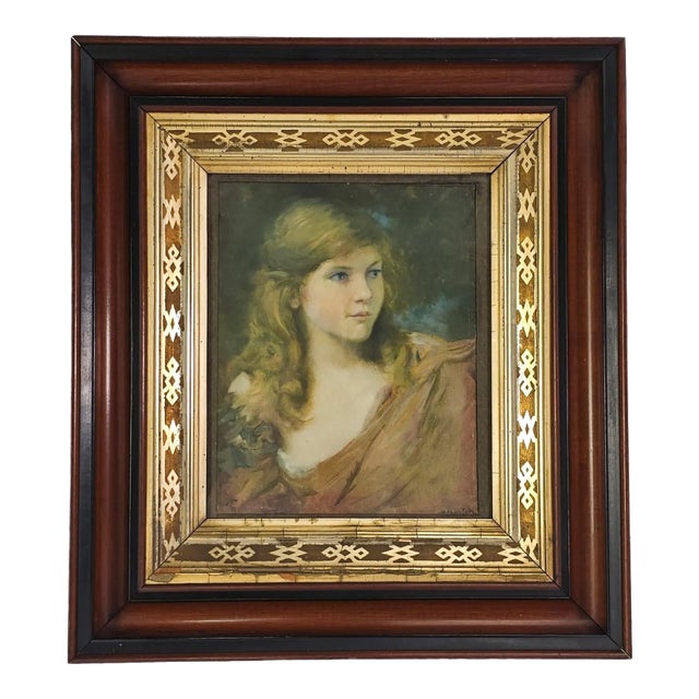 Aesthetic Movement Carved Walnut Frame For Sale