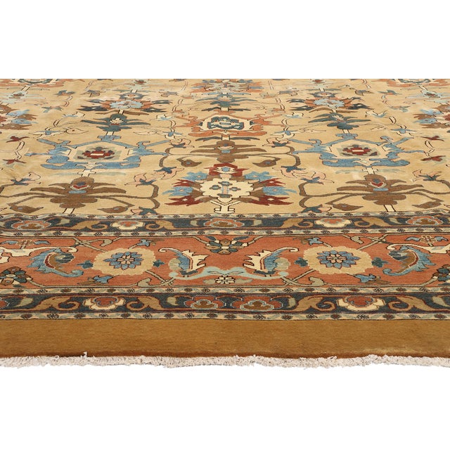 Vintage Persian Sultanabad Rug - 16'04 X 17'08 For Sale - Image 4 of 9