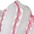 Mid 20th Century Murano Vintage Pink Aventurine Flecks White Zanfirico Ribbons Italian Art Glass Fazzoletto Handkerchief Vase For Sale - Image 5 of 10