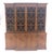 Large Wide Mahogany Individual Bubble Glass Panes Doors Breakfront China Cabinet For Sale - Image 11 of 18