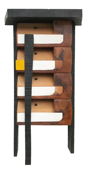 Scott Troxel, Pagoda, 2017, Ebony & Latex