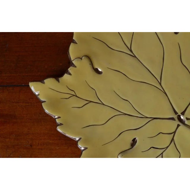 Gold Large Yellow Ceramic Sheet For Sale - Image 8 of 11