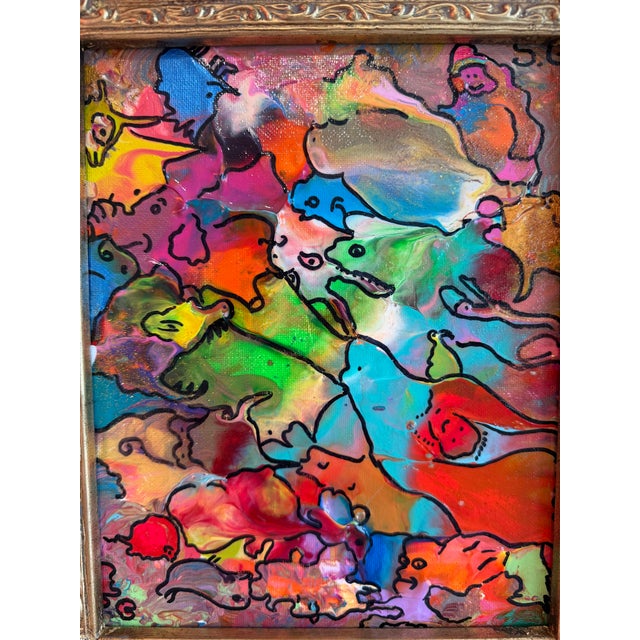 Original Abstract Painting Serg Graff "Air Elephant" Surreal Fantasy Art, Coa For Sale - Image 11 of 12