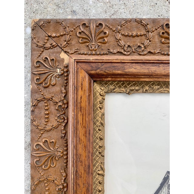 1940s Alexander Cipa Signed and Numbered Barn Print in Molded Frame For Sale - Image 5 of 11