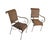 Wrought Iron and Rattan Armchairs, 1970s, Set of 2 For Sale - Image 5 of 15