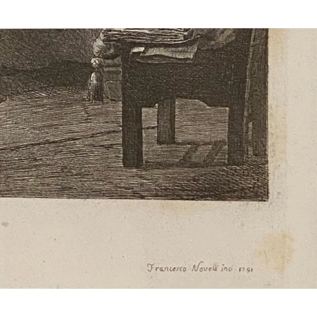 Late 18th Century Late 18th Century Rembrandt Etching #25, by Francesco Novelli For Sale - Image 5 of 6