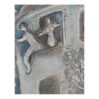 Marc Chagall, The Bible: The Flight of David, Original Lithograph For Sale