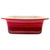 Vintage French Le Creuset Cerise Enameled Cast-Iron Rectangular Roaster For Sale - Image 11 of 12