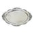 Vintage Baroque by Wallace 258 Victorian Silver Plated Oval Serving Platter Tray For Sale