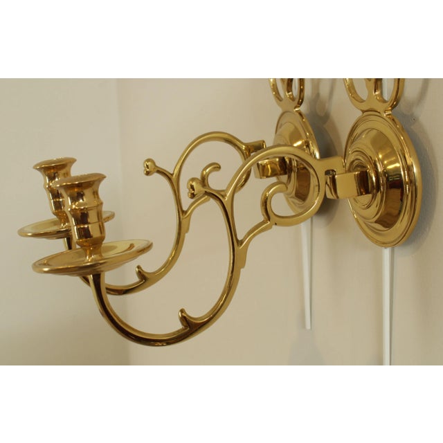 Colonial candle store wall sconces