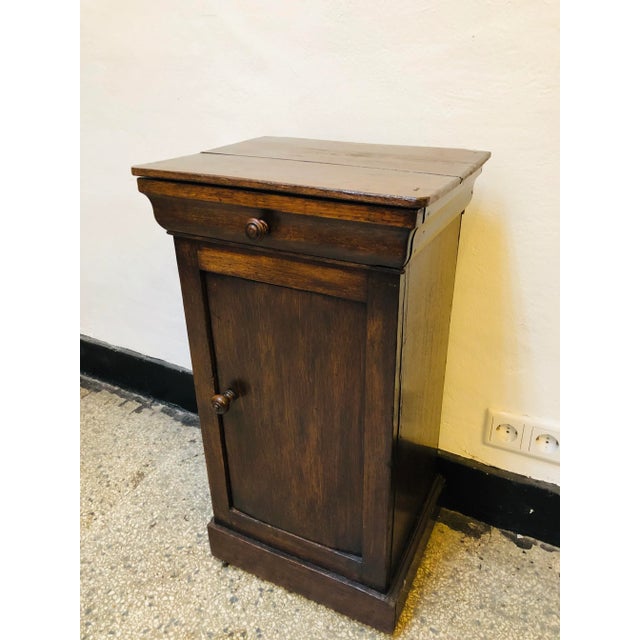 1920s Vintage French Dark Wood Cabinet, 1920s For Sale - Image 5 of 8