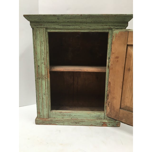 Antique European Chippy Paint Storage Chairish