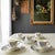 19th Century English Bone China Blue and White Tea Cup Set for Five - 15 pcs For Sale - Image 9 of 16