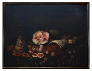 Unknown, Still Life With Fruits, Oil Paint on Canvas, 17th Century