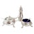 Antique Sterling Silver Cruets, London, 1930s, Set of 3 For Sale - Image 15 of 15