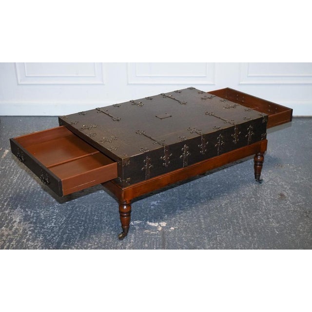 Large Coffee Table Drawers on Both Sides from Theodore Alexander For Sale - Image 15 of 18