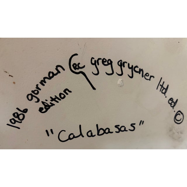 Late 20th Century "Calabasas" 17.5" Large Ceramic Pot by Navajo Artist R C Gorman For Sale In Reno/Lake Tahoe - Image 6 of 14