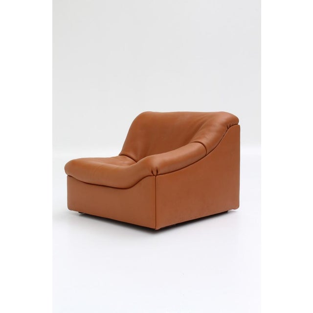 Vintage DS46 Modular Leather Sofa from De Sede, 1970s, Set of 5 For Sale - Image 10 of 14