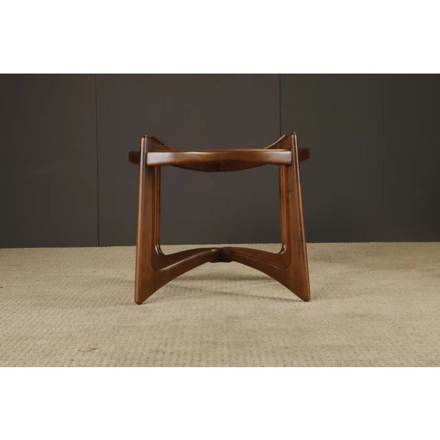 Mid-Century Modern Adrian Pearsall for Craft Associates 'Compass' Dining Table in Walnut, 1960s For Sale - Image 3 of 18