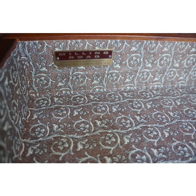 Baker Furniture Company Milling Road Country French End Table For Sale - Image 4 of 10