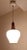 Vintage Ceiling Lamp with White Patterned Glass Shade, 1970s For Sale - Image 3 of 7