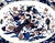 Japanese Imari-style ceramic serving platter featuring a hand-painted peacock, songbirds, and floral scrollwork on a...