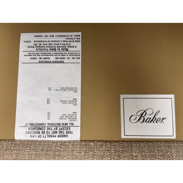 Barbara Barry for Baker Furniture Modern Sofa For Sale - Image 10 of 12