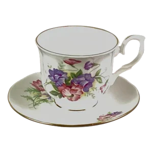 Antique Royal Winchester Teacup and Saucer