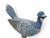 Staffordshire Hand Painted Porcelain Blue Jay Figurine Pair With Box For Sale - Image 10 of 18