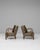 1940s Danish Art Deco Upholstered Armchairs With Round Pillows - A Pair For Sale - Image 4 of 18