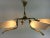 Metal Vintage Brass and Glass Chandelier, 1960s For Sale - Image 7 of 12