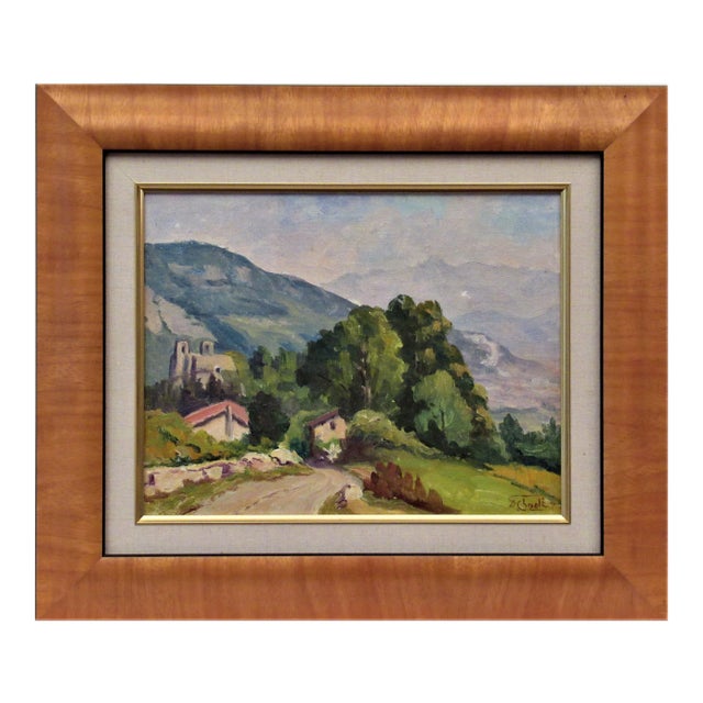 Florent Chade, Cote de Lassange, Grenoble Belldone, Circa 1950 For Sale