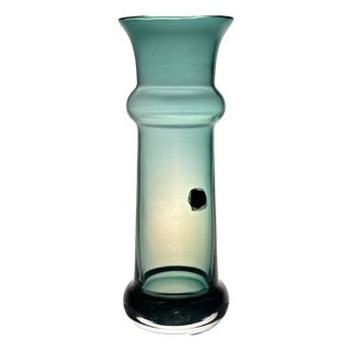 Mouth-Blown Glass Art Vase from Alfred Taube, 1960s For Sale