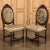 Coffee Set of Six 19th Century French Louis XVI Carved Dining Chairs With Original Needlepoint For Sale - Image 8 of 13