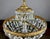 Brass Antique French Empire Basket Style Crystal & Brass Chandelier For Sale - Image 8 of 11