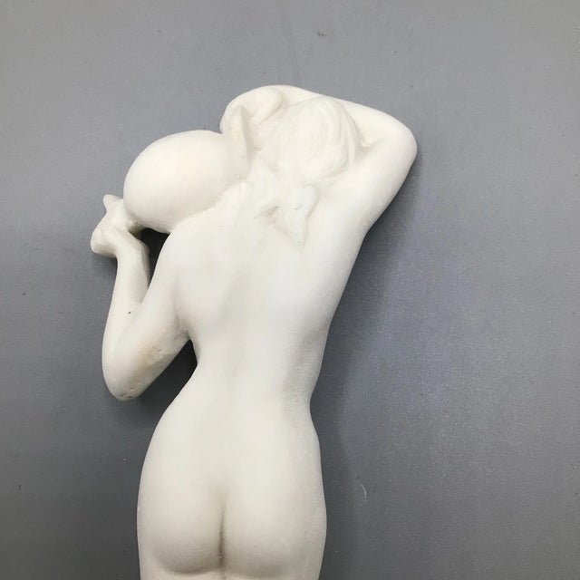 Greek Nude Sculpture "Female Figure Carrying Hydria Water Jar" For Sale - Image 10 of 13