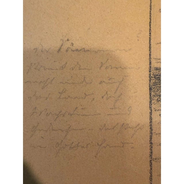 1930s Heinrich Pforr, The Sower, Pencil on Paper For Sale - Image 5 of 13
