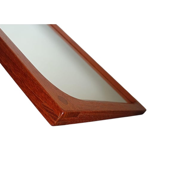 Mid-Century Danish Teak Model 162 Hallway Mirror by Aksel Kjeersgard, 1960s For Sale - Image 6 of 12