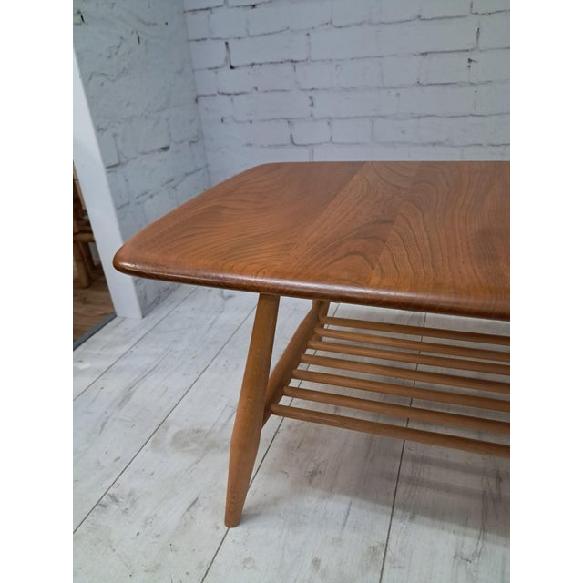 Mid-Century Modern Plank Coffee Table in Elm by Lucian Ercolani for Ercol, 1970s For Sale - Image 12 of 16