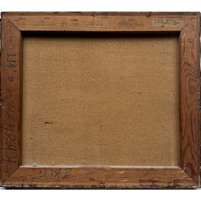 Edward Riche Butler, Starry Night, 1890s, Oil on Canvas For Sale - Image 5 of 8