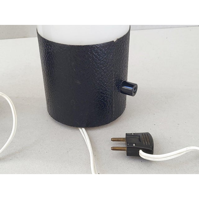 Plastic Vintage Table Lamps in Acrylic Glass and Vinyl from Seci, France, 1960s, Set of 2 For Sale - Image 7 of 12