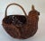 Mid-Century Modern Vintage Petite Chicken Shaped Wicker Basket For Sale - Image 3 of 7