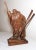 Up for sale is an obscure antique hand carved wooden figural Folk Art sculpture. It's nicely carved by hand out of a solid...