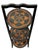 Antique English Folk Art Geometric Cocktail Tray Table For Sale - Image 16 of 18