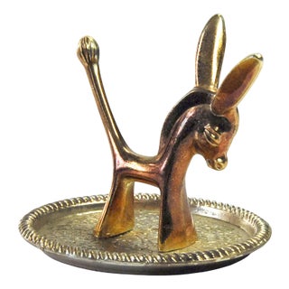 Vintage English Silver Plated Ring Dish from Seba, 1970s For Sale