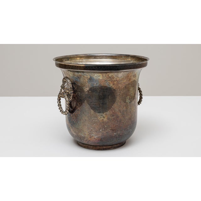20th Century French Silver Plated Champagne Bucket For Sale - Image 17 of 18