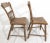 Late 19th Century 19th Century Pair of Painted Rustic Primitive Farmhouse Side Chairs For Sale - Image 5 of 10